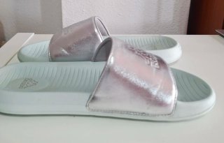 Chanclas Kappa plateadas talla 40