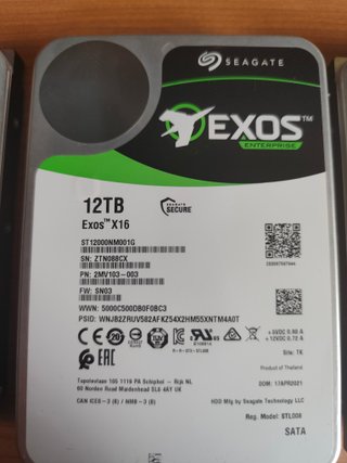 Pack 2xSeagate IronWolf 12TB + 2xSegate Exos 12TB