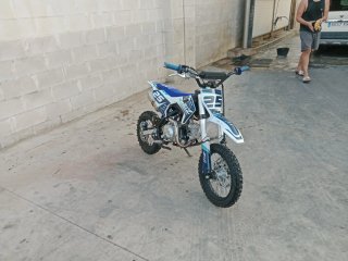 Delta 110cc Motocross Azul y Blanco