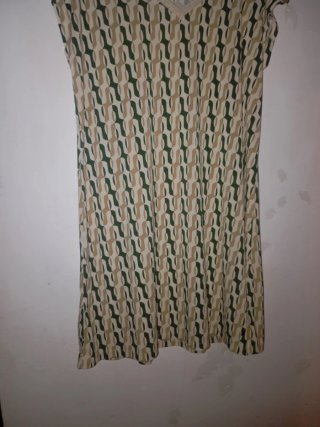 Vestido Talla XL Estampado Geométrico
