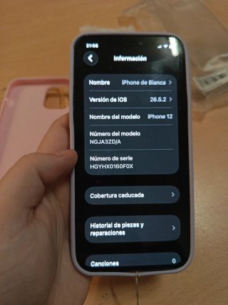 vendo ihpone 12 negro de 128 gb y 8 ram