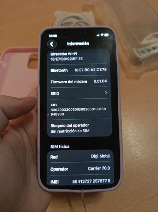 vendo ihpone 12 negro de 128 gb y 8 ram