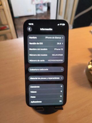 vendo ihpone 12 negro de 128 gb y 8 ram