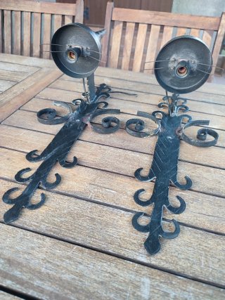 Apliques de pared antiguos metal