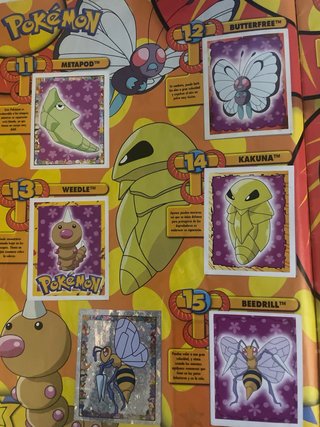 Álbum Cromos Pokémon 1999 Merlin