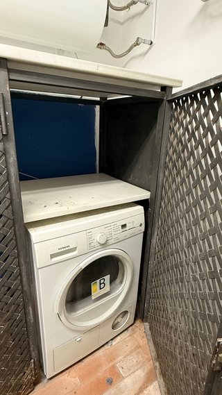 Celosía armario para lavadora