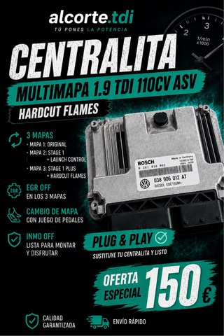 Centralita Multimapa 1.9 TDI 110CV ASV