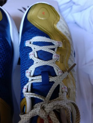 Zapatillas Curry Baloncesto azul y Blancas