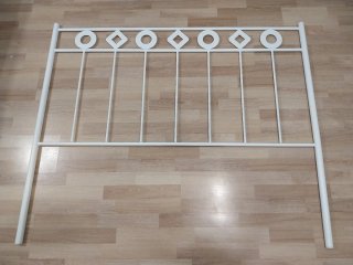 Cabecero forja blanco 140cm