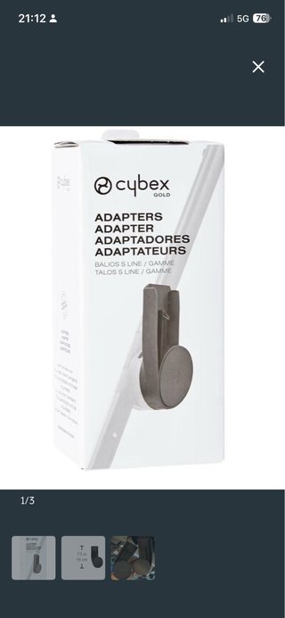 Adaptadores Cybex Balios S Line/Talos S Line