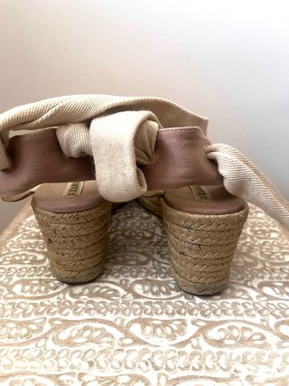 Alpargatas Zara Nude Talla 38