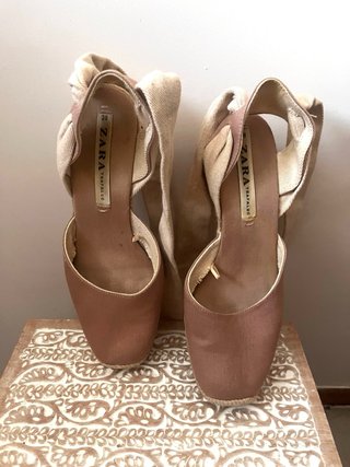 Alpargatas Zara Nude Talla 38