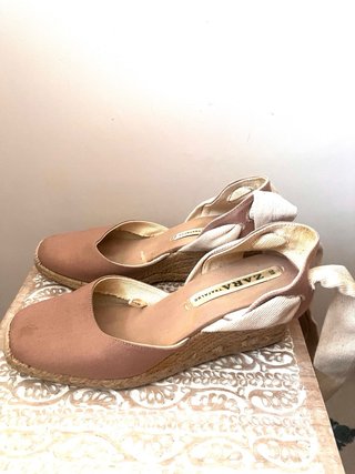 Alpargatas Zara Nude Talla 38