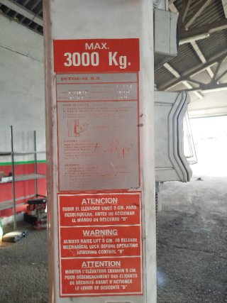 Elevador coches Istobal  ÚLTIMO PRECIO
