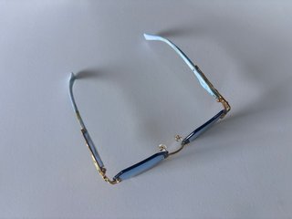 Gafas de sol Hpirme Vintage Azules y doradas