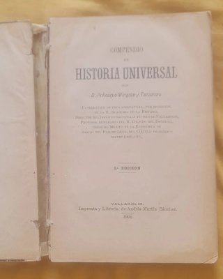 Compendio Historia Universal P. Mingote 1906
