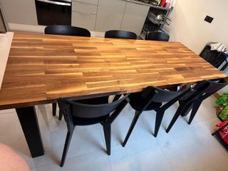 Mesa Comedor IKEA GUNNEBY Madera y Metal