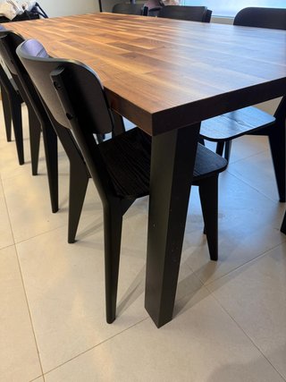 Mesa Comedor IKEA GUNNEBY Madera y Metal