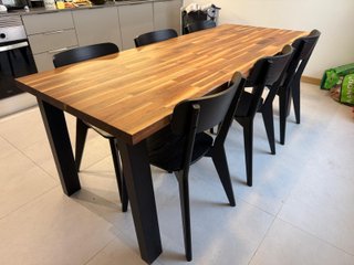 Mesa Comedor IKEA GUNNEBY Madera y Metal