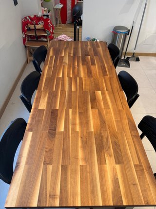 Mesa Comedor IKEA GUNNEBY Madera y Metal