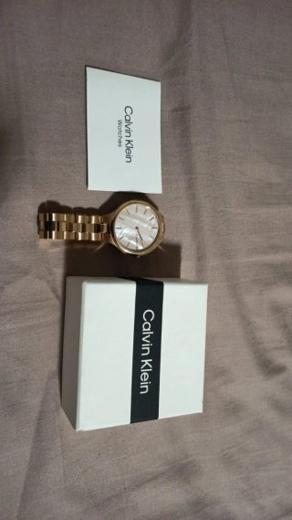Reloj Calvin Klein Dorado Mujer