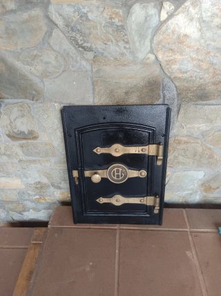 Puerta Horno Asador Hierro Fundido