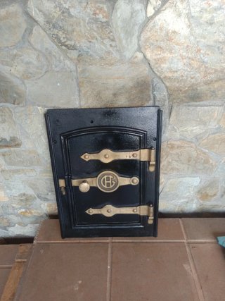 Puerta Horno Asador Hierro Fundido