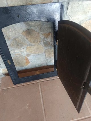 Puerta Horno Asador Hierro Fundido
