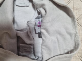 Pack 2 Pantalones Premamá Lino Negro y blanco