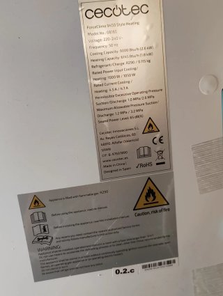 Cecotec Aire Acondicionado Portátil Mando