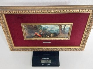 Cuadro Vintage Polysmalt - "Huida a Egipto"