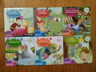 Lote 6 CDs Cuentos Bilingües Español/Inglés
