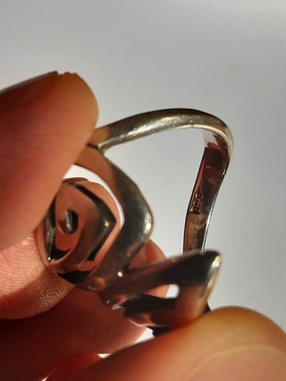 Anillo Plata 925 Diseño Artístico