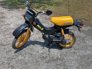 Honda PXR Moped Negro/Amarillo