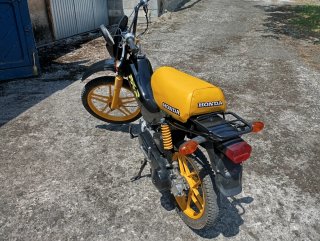Honda PXR Moped Negro/Amarillo
