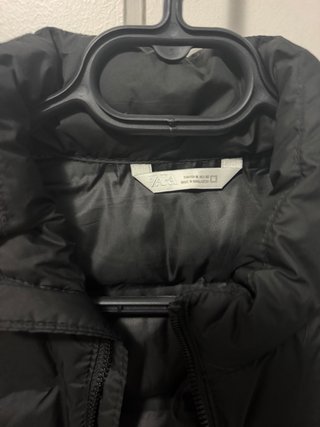 Chaleco acolchado negro Zara