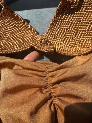 BIKINI MACRAMÉ DE LUJO — Licra Satinada (NUEVO)