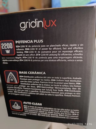 Plancha Gridinlux Iron Lux 2200W