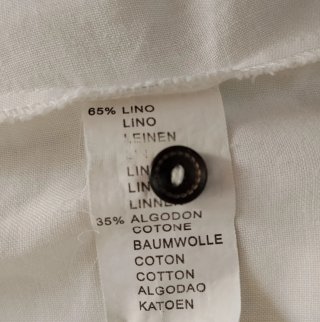 Elegante Camisa Blanca Bordada