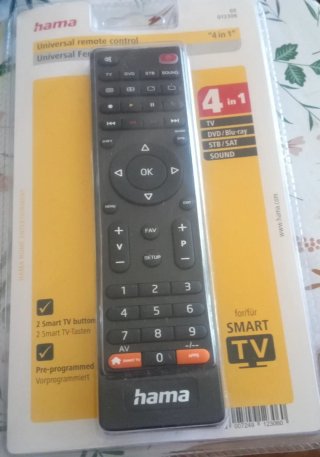 Mando Universal Hama 4 en 1 TV