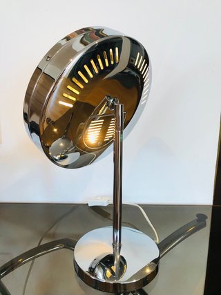 Espejo de aumento vintage con luz
