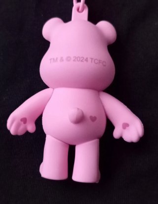 Llavero Oso amoroso rosa Care Bears logo Arcoíris
