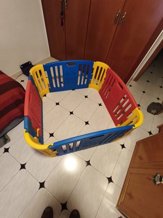 Parque infantil plástico desmontable