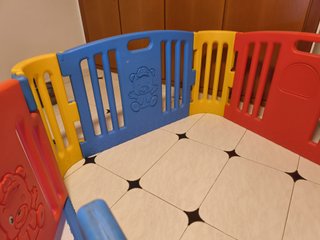 Parque infantil plástico desmontable