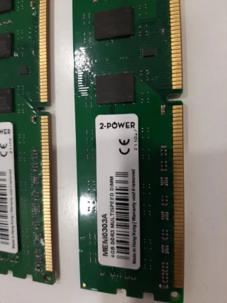 2x Memoria RAM DDR3 4GB 2-POWER