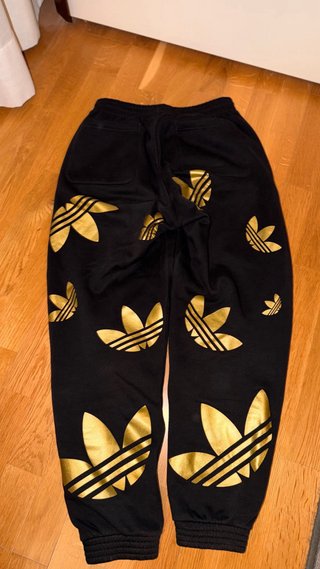 Tuta Adidas Nera Oro Taglia M