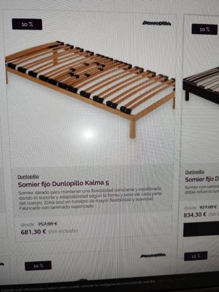 Somier Dunlopillo Kalma 5 150x200cm