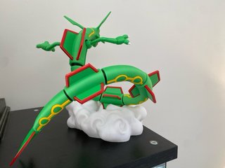 Figura Pokémon Rayquaza Impresa 3D