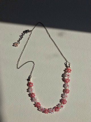 Collana con fiori