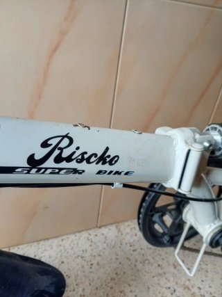 Bicicleta Plegable Blanca